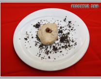 Falsa Mole Húmeda a base de merengue y shiitake