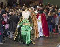 Cabalgata 2018: Llegada de los Reyes Magos al Frontón Municipal
