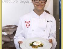 Mario (Ganador de la I edición de Master Chef Junior) nos muestra el plato realizado en el Show Cooking