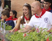 Chupinazo San Antonio 2018 desde el Balcón del Ayuntamiento